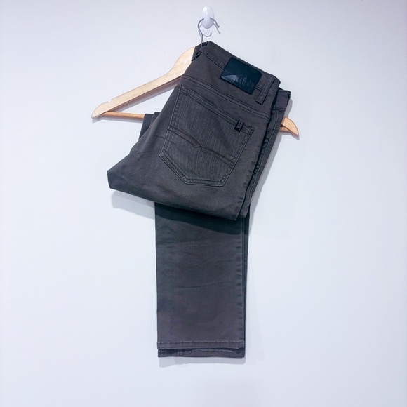 BUFFALO DAVID BITTON Sam slim straight green jeans - Picture 4 of 10